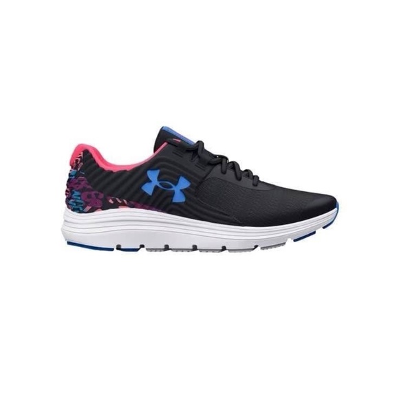 BRAND NEW girl youth under armour ggs outhustle print shoes size 3.5Y - Picture 1 of 6